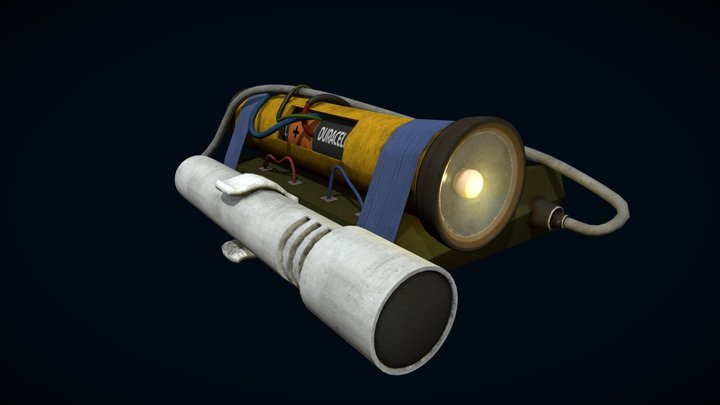 Flashlight/Geiger Counter Combo || DAE GAP 2023 3D Model