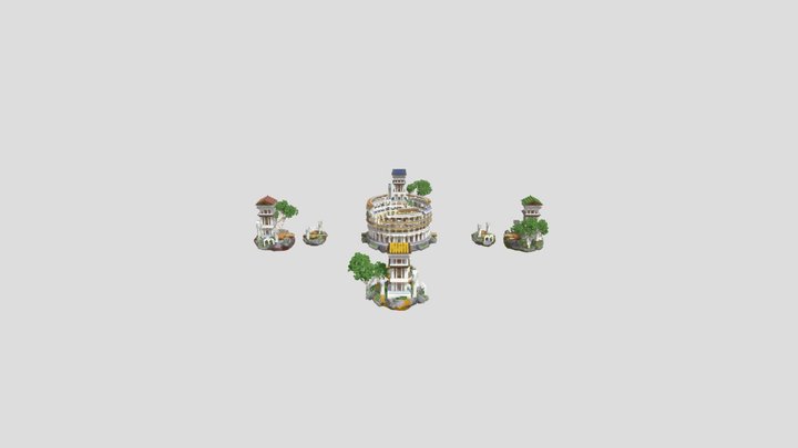Coliseum | BedWars map 3D Model