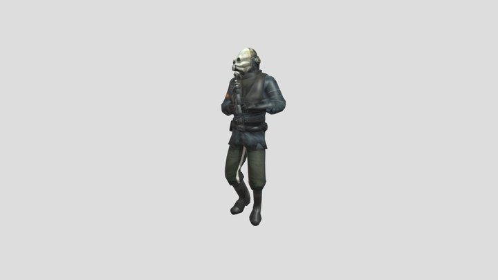 Metrocop HL2 Beta (only 1 anim works Idk why) 3D Model