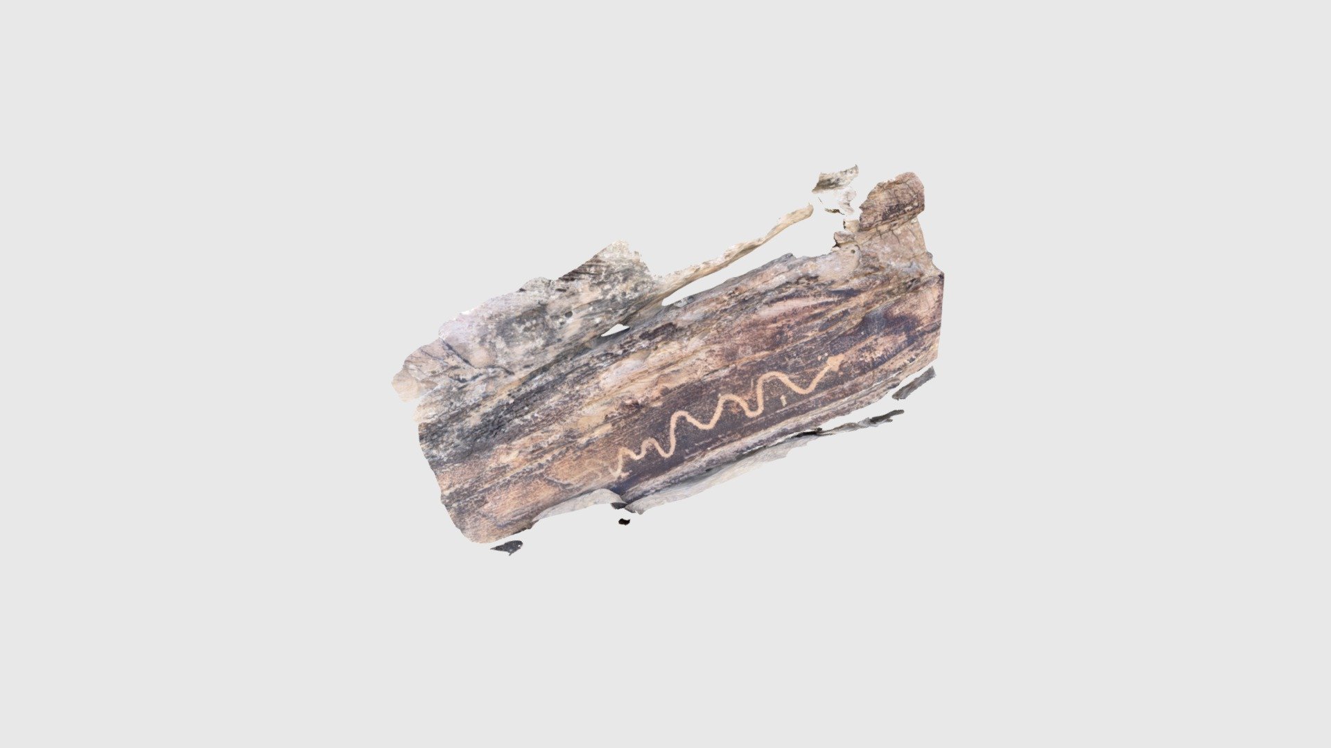 Sandstone with snake