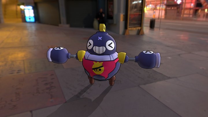 TICK FROM BRAWL STARS 3D Model