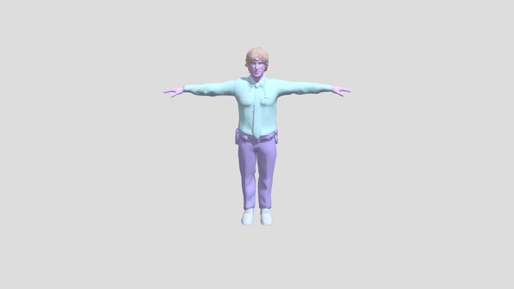 Purpleguyv2 3D Model