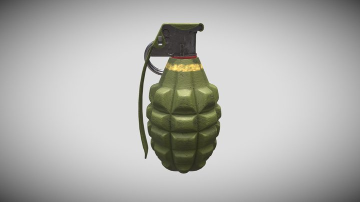 Grenade_MK2 3D Model