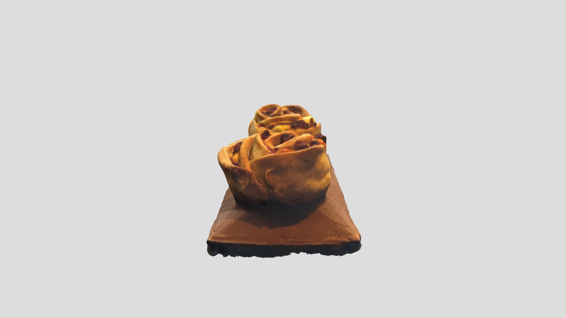 Empanada en plato de greda
