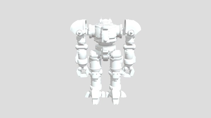 Titan drill man body 3D Model