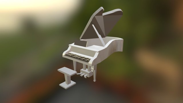 Piano model 3D Model