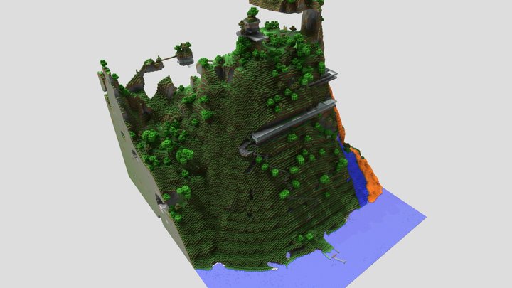 The Mountain, v2 3D Model
