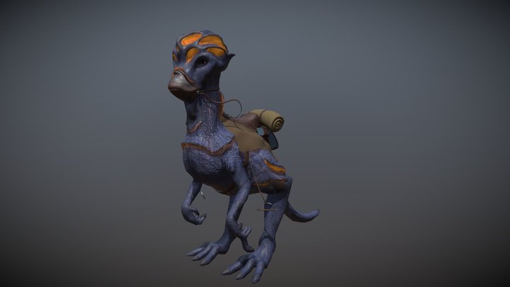 Reptile mount 3D Model