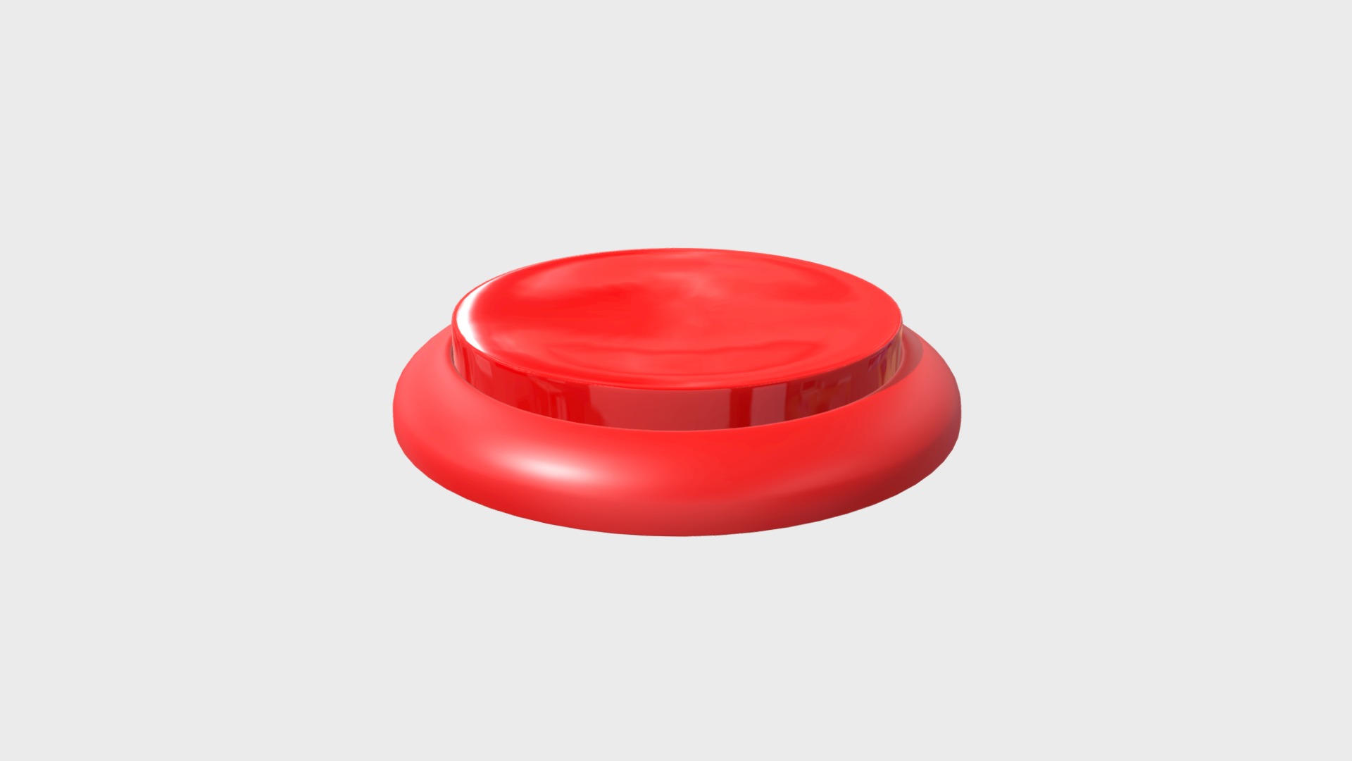 3D model Round button - This is a 3D model of the Round button. The 3D model is about shape.