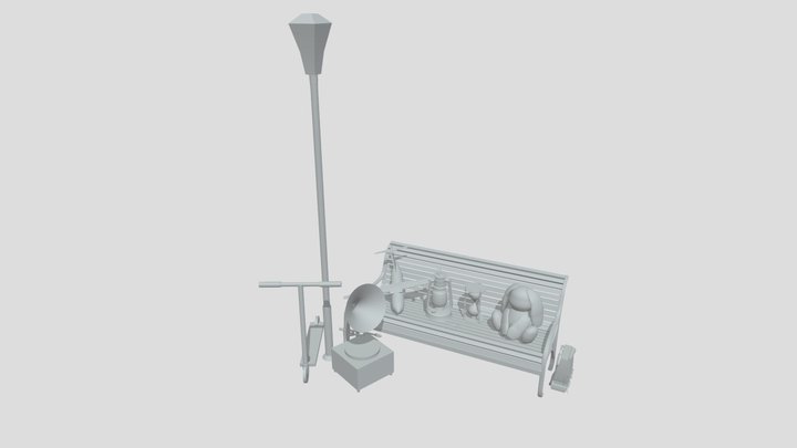 blocking 3D Model