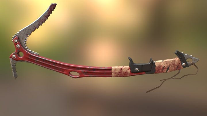 Tomb Raider Pickaxe reproduction 3D Model