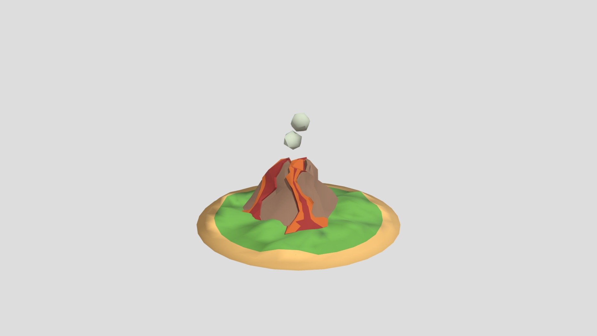 Volcano from Poly by Google