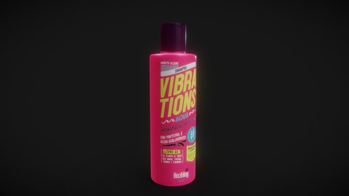 FREE 3D MODEL - Beauty Shampoo Bottle 3D Model