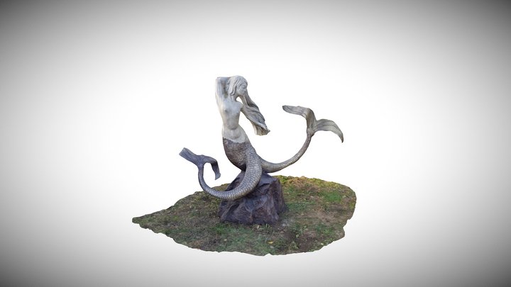 Скульптура "Русалочка" 3D Model