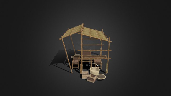 竹test 3D Model