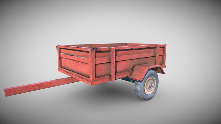 A cart for a tractor or a tillerblock – Modello 3D gratuito STL