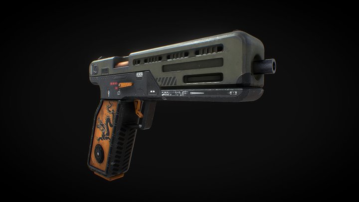 🔫Pistol 3D Model