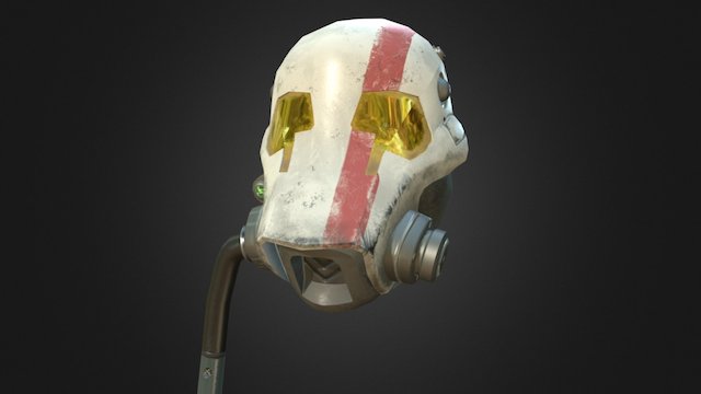 Pilot Helmet 3D Model