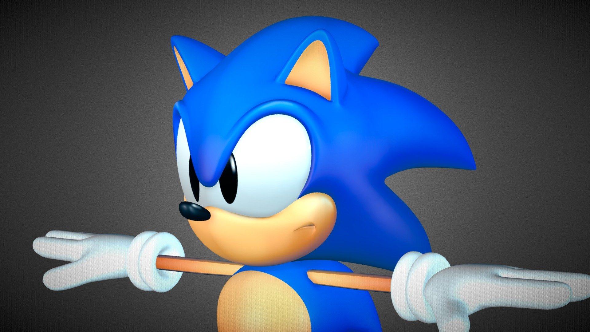 i made a sonic model in the roblox style (i used blender) : r