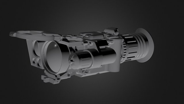 TYRAN® - Mid-Range Modular Thermal Sight 3D Model
