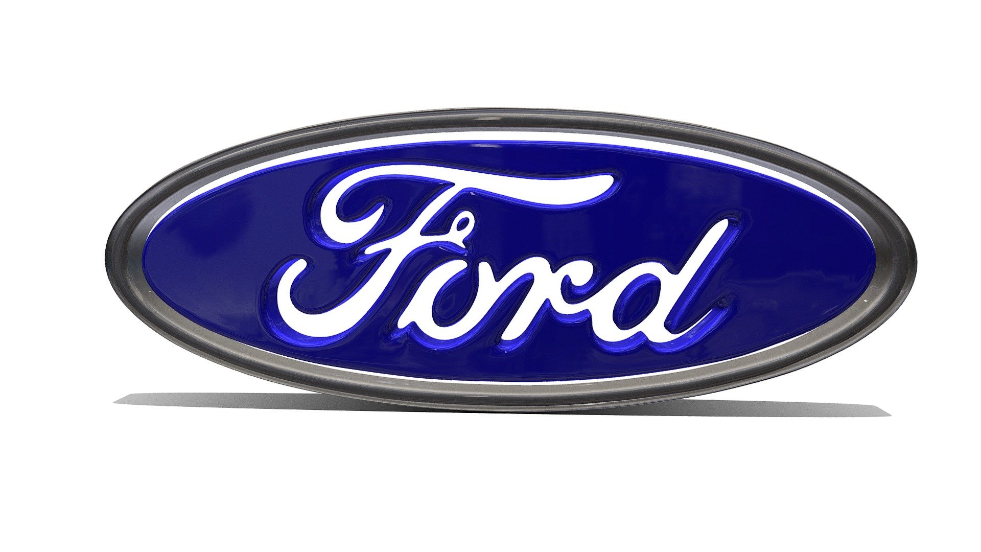 Ford Logo 3D - Buy Royalty Free 3D model by Gabriel Diego  (@gabrieldi_sousa) [0ebd2cc]