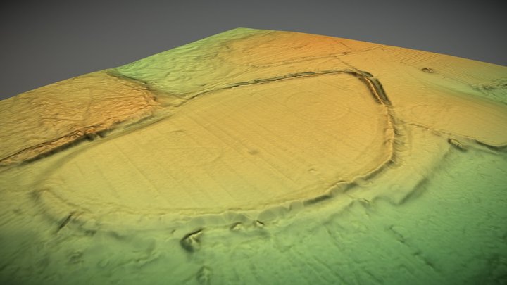 Berry Mound Camp, Warwickshire (UK) – Free 3D Model STL