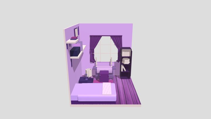 QUARTO ROXO 3D Model