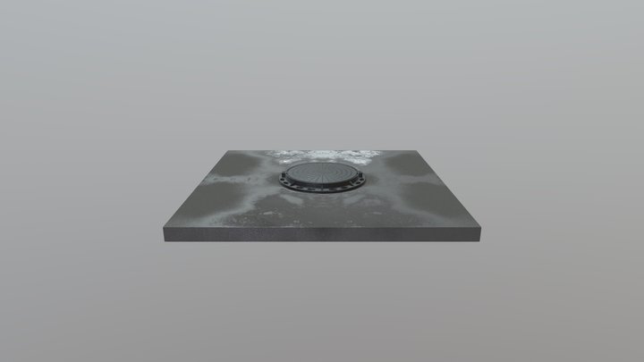 Manhole Low 3D Model