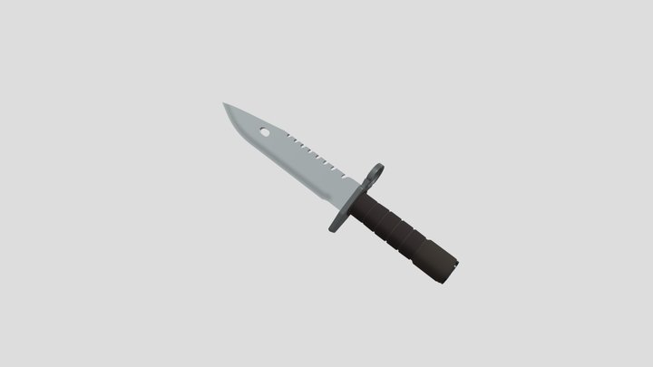 M9-Bayonet knife 3D Model