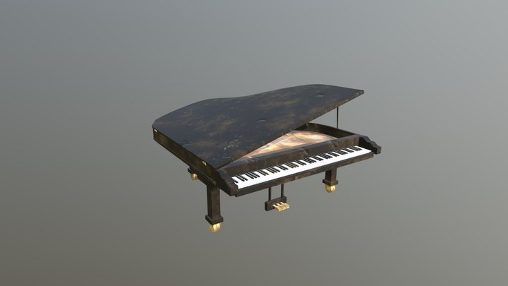 Haunted Mansion - Piano 3D Model