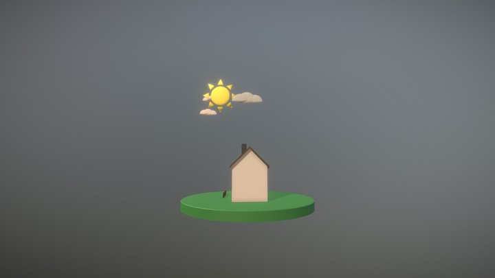 Little Housev2-sketch 3D Model