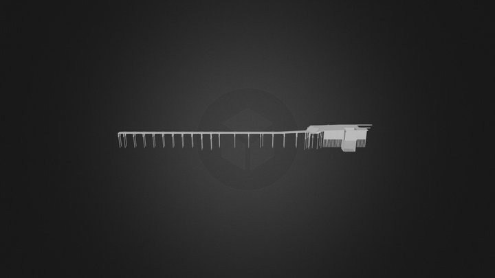 Proj. Estrutural Rampa 3D Model