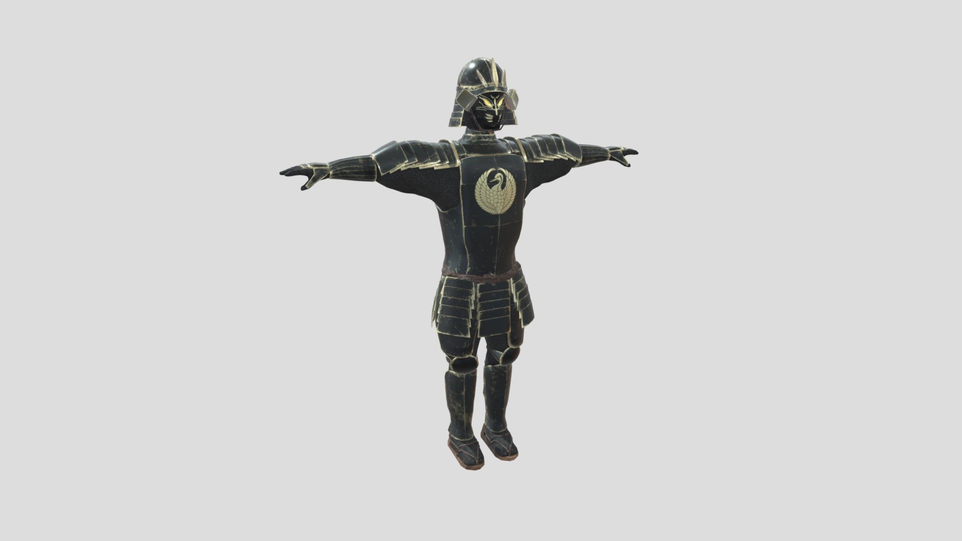 Black/gold Samurai