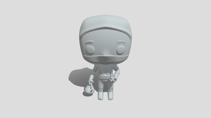escorpion funko pop 3D Model