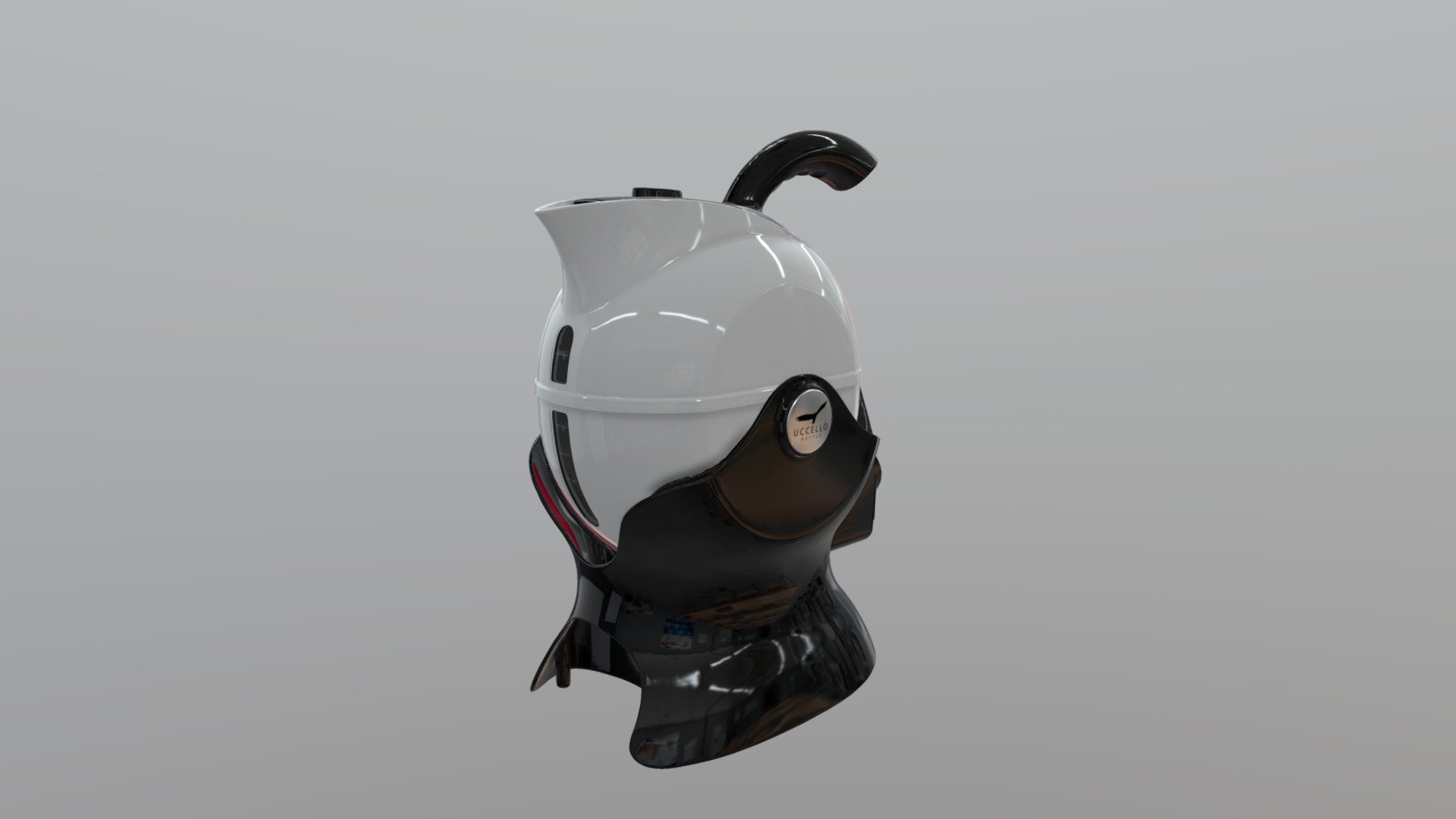 Uccello Black&White Kettle