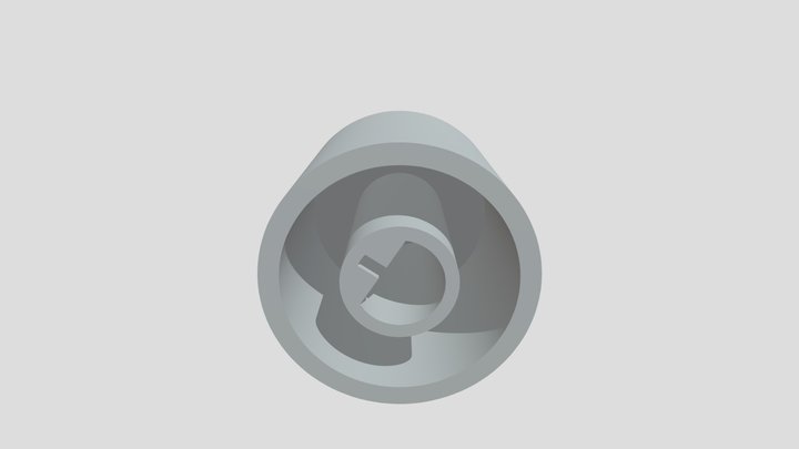 Servo Knob Attachment 3D Model