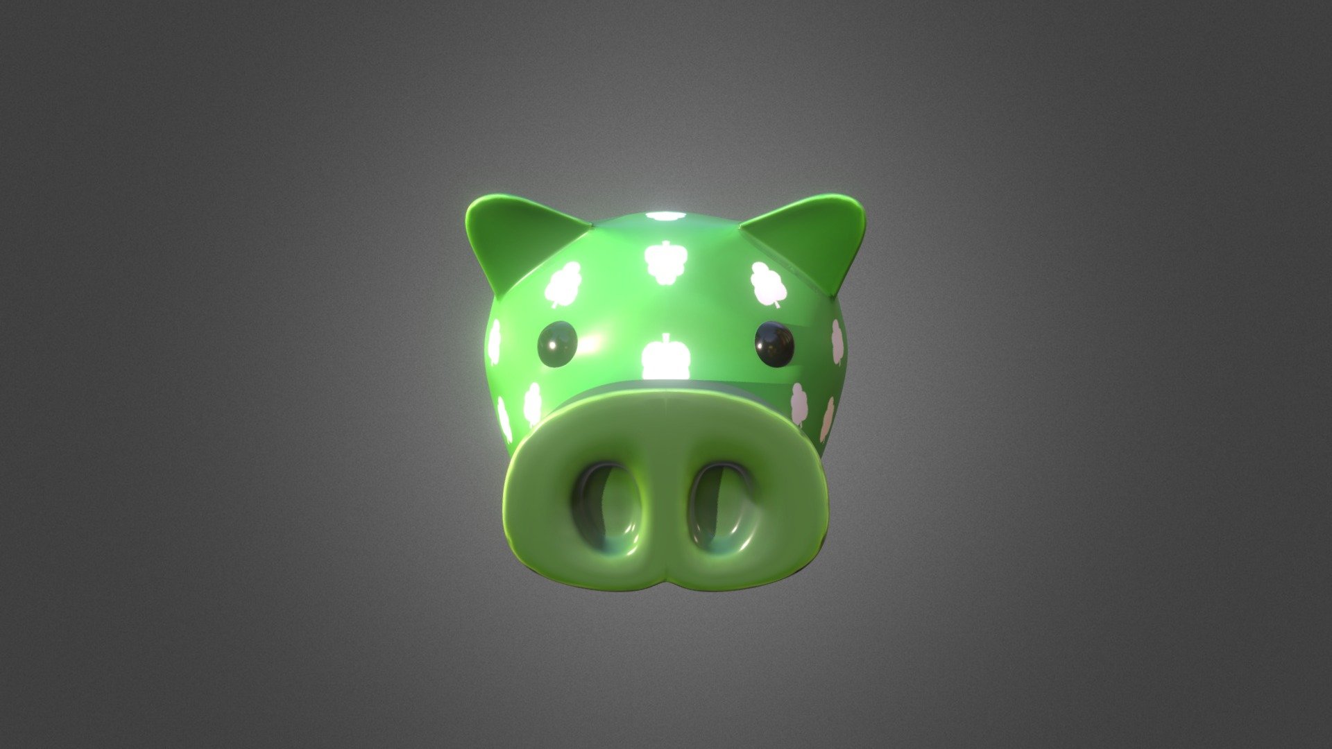Green Pig Hi Download Free 3D model by pixelophe [0ec4b1a] Sketchfab