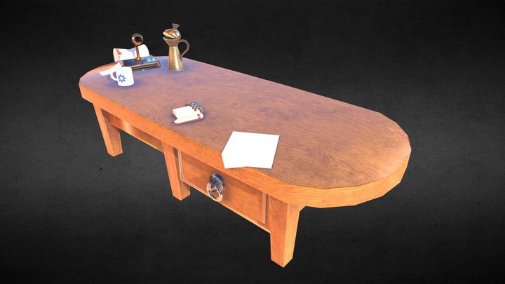 table_low 3D Model