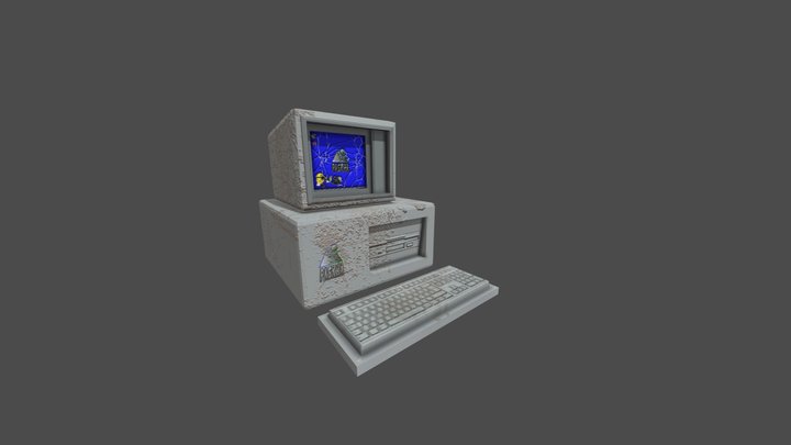 oldish computer 3D Model