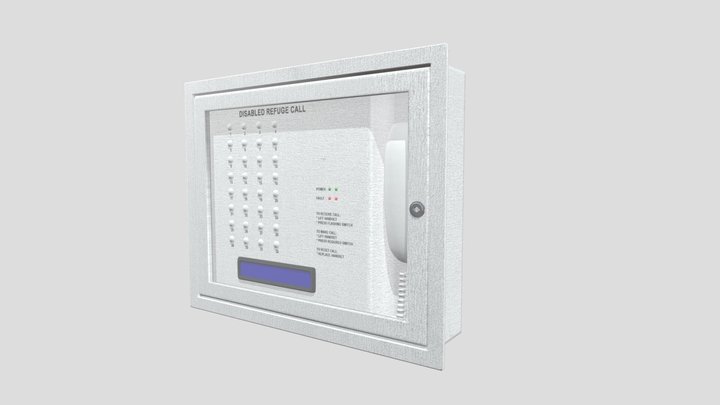 Disabled Refuge Call Panel 3D Model