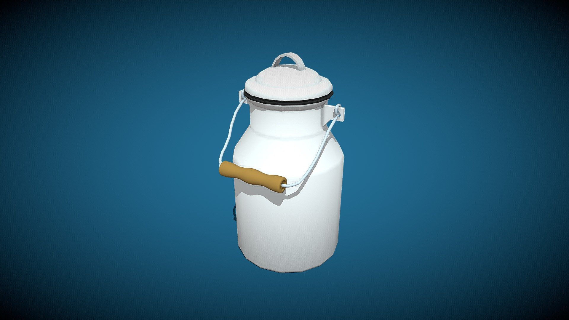 Milk Container - Low Poly