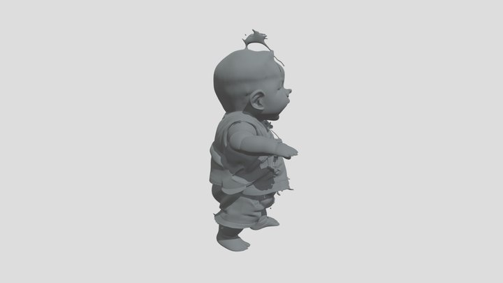 naughty child 3D Model