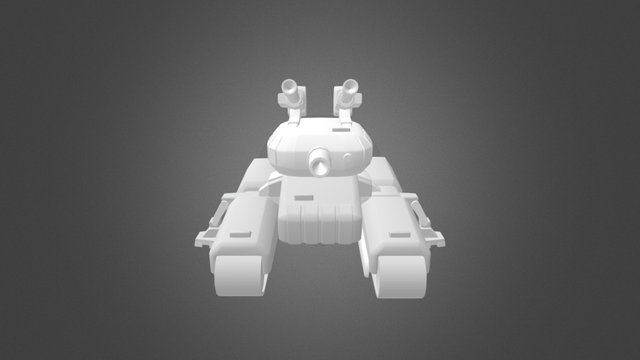 Siege Tank 3D Model