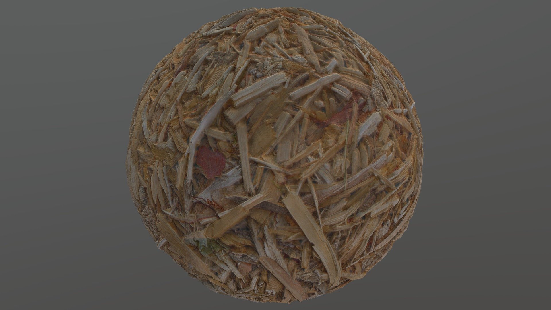 Seamless PBR Texture Wood Gravel 01