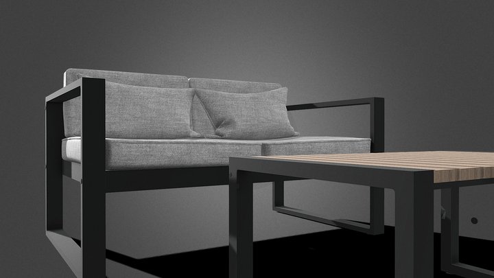 Alsera Armchair by Beratctnkya 3D Model