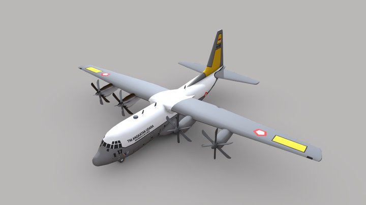 C-130J 3D Model