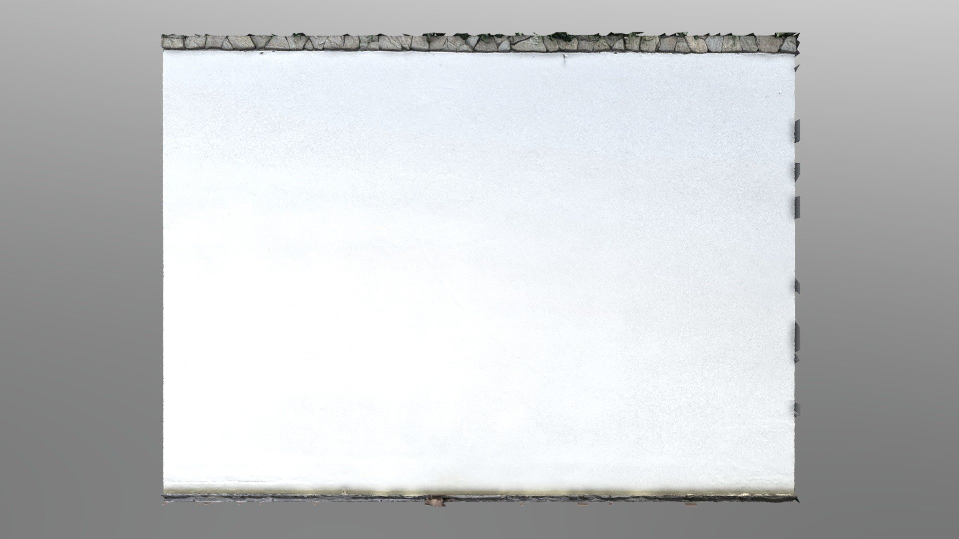 White outdoor house wall