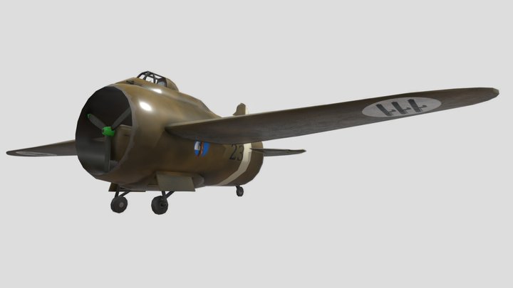 Stipa Caproni G.1 - Kingdom Of Italy Air Force 3D Model
