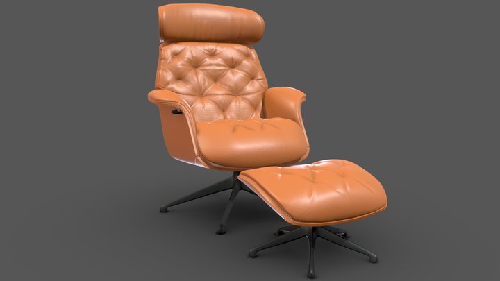 flexlux ease volden design armchair 3D Model