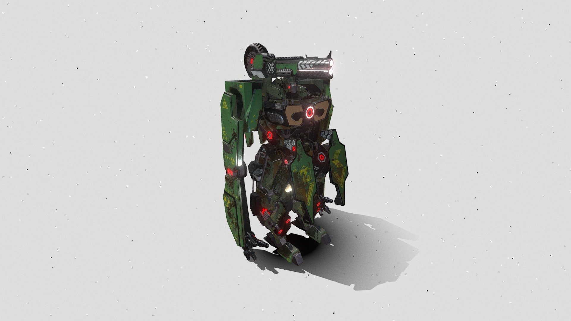 Advanced Military Mech - High-Detail 3D Model - 3D model by moldovanc44 ...